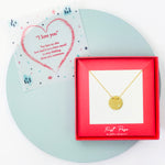 Selene Endymion Candle - <JNA026D iloveyou>Diamond Midnight Sun Disk Necklace 
