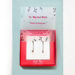 <soulmate>Cubic Zirconia Inside Outside Hoop Earrings