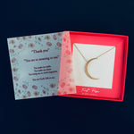 Selene Endymion Candle - <DNA038 thankyou>Crescent Moon Necklace 