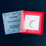 Selene Endymion Candle - <DNA038 daughter>Crescent Moon Necklace 