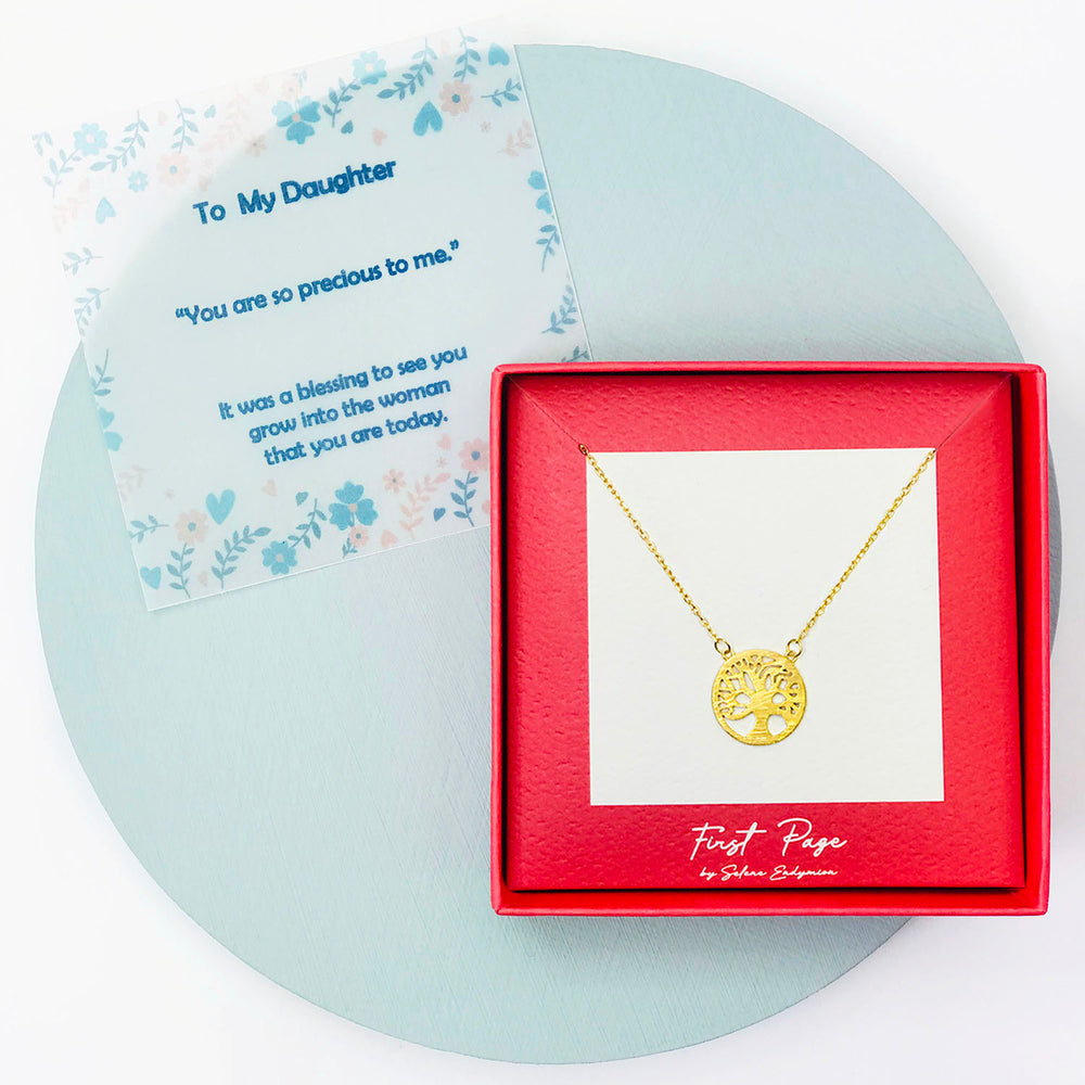<daughter>Sterling Silver The Tree of Life Necklace