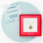 <daughter>Follow Your Heart Compass Necklace