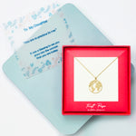 <daughter>World Map Wanderlust Necklace