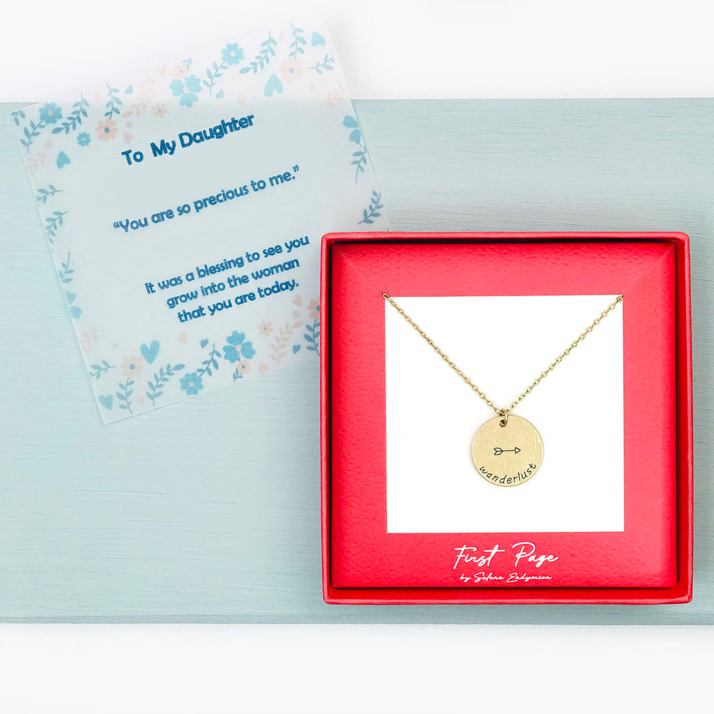 <daughter>Arrow and Wanderlust Necklace