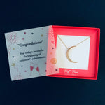 Selene Endymion Candle - <DNA038 congrats>Crescent Moon Necklace 