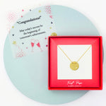 Selene Endymion Candle - <JNA026D congrats>Diamond Midnight Sun Disk Necklace 