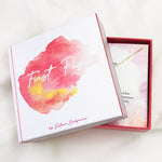 Pave Disk Double Layer Necklace Gift for Love