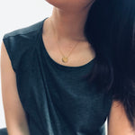 Selene Endymion Candle - <JNA026D congrats>Diamond Midnight Sun Disk Necklace 