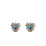 Selene Endymion Candle - <DEA018 congrats>Triangle Cubic Zirconia Snowflake Stud Earring 
