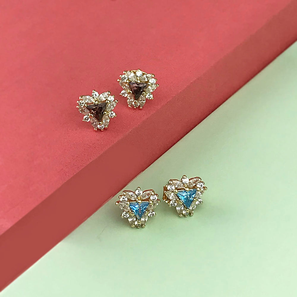 Selene Endymion Candle - <DEA018 mom>Triangle Cubic Zirconia Snowflake Stud Earring 