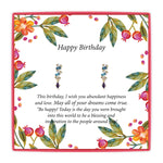 <birthday>Cubic Zirconia Eye Candy Linear Post Earrings