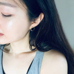 <iloveyou>Circle, Disk, and Circle Three Pair Stud Earring Set