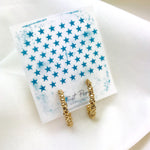 Geometric Stacked Hoop Earring