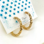 Geometric Stacked Hoop Earring