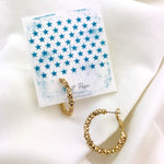 Geometric Stacked Hoop Earring