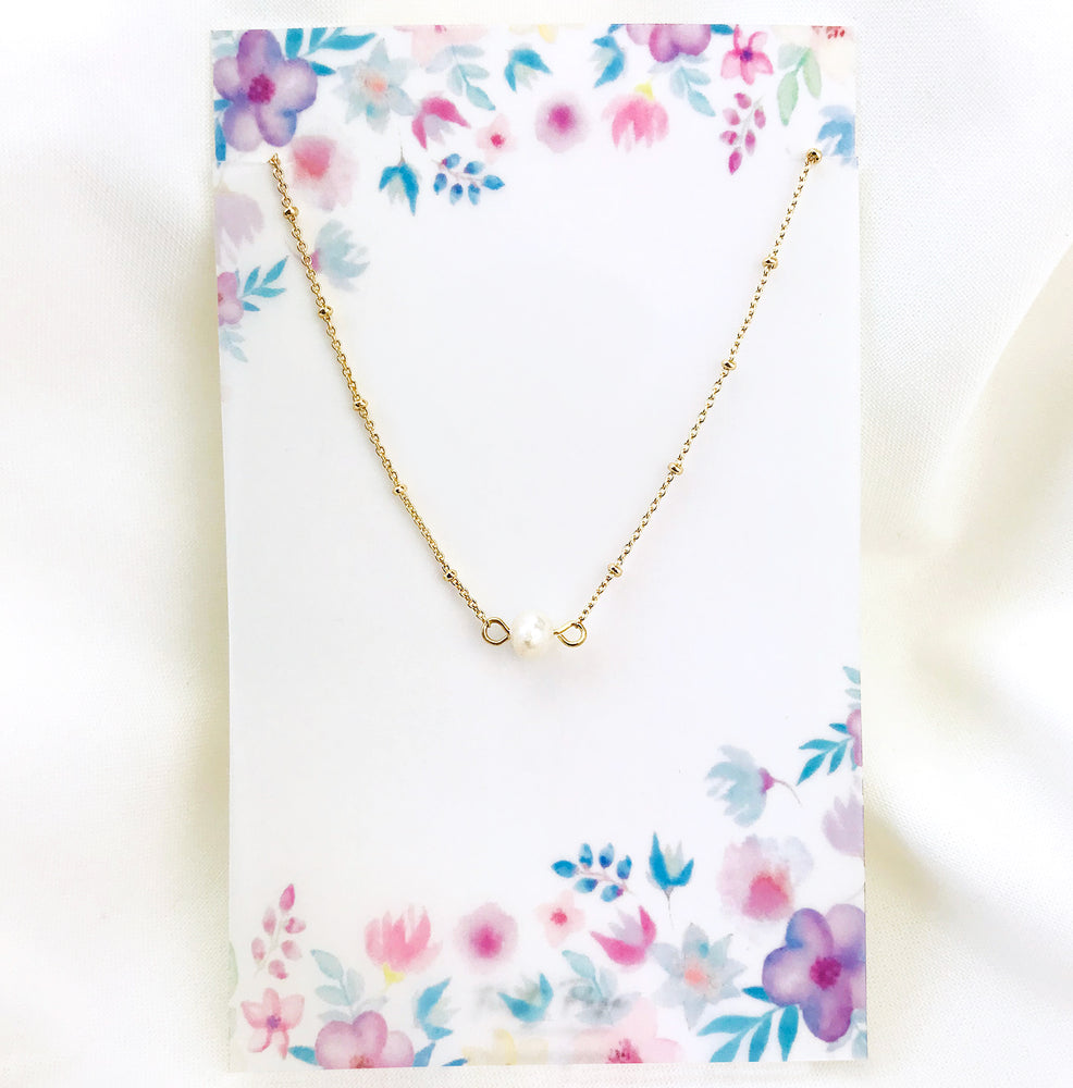 Dainty Freshwater Pearl Necklace