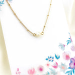 Dainty Freshwater Pearl Necklace