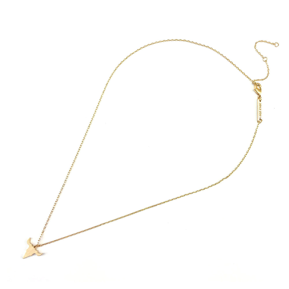 <iloveyou>Longhorn Bull Necklace