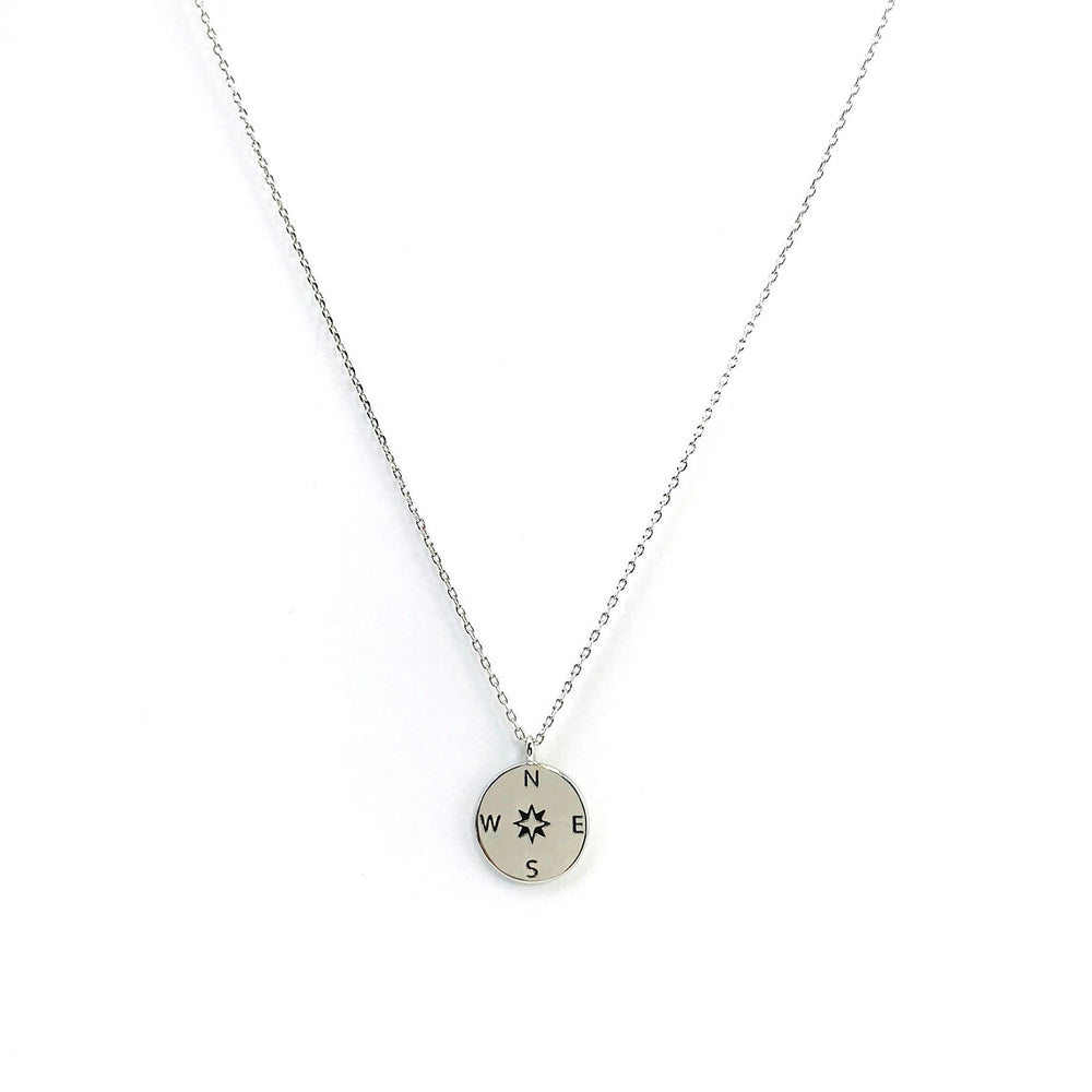 <soulmate>Follow Your Heart Compass Necklace