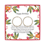<birthday>Exquisite Cubic Zirconia Earring 1 Inch