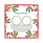 1 Inch Cubic Zirconia Earring Birthday Gift