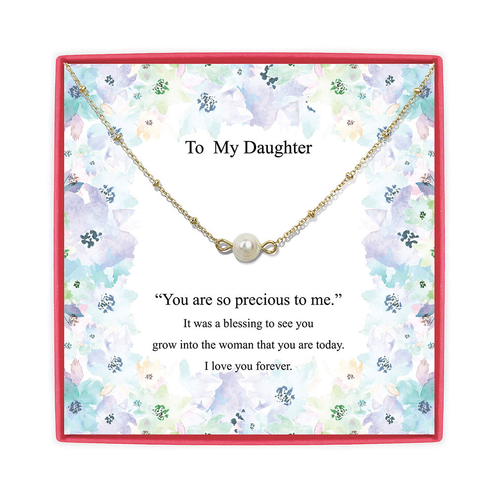 <daughter>Dainty Freshwater Pearl Necklace