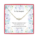 <daughter>Dainty Freshwater Pearl Necklace