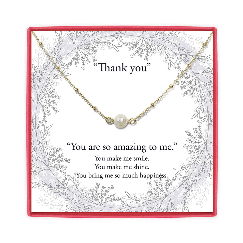 <thankyou>Dainty Freshwater Pearl Necklace