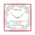 <thankyou>Dainty Freshwater Pearl Necklace