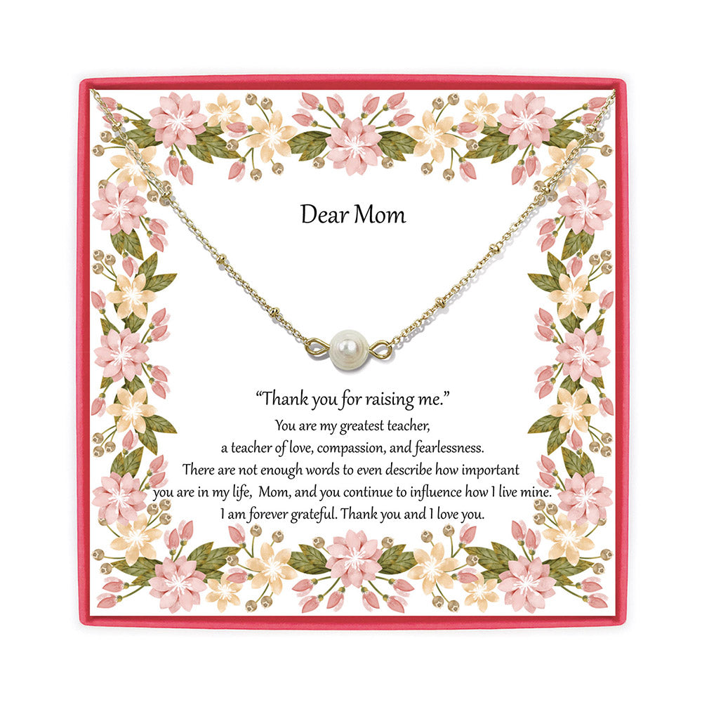 Natural Freshwater Pearl Necklace Gift for Mom