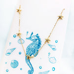 Starfish stationary necklace