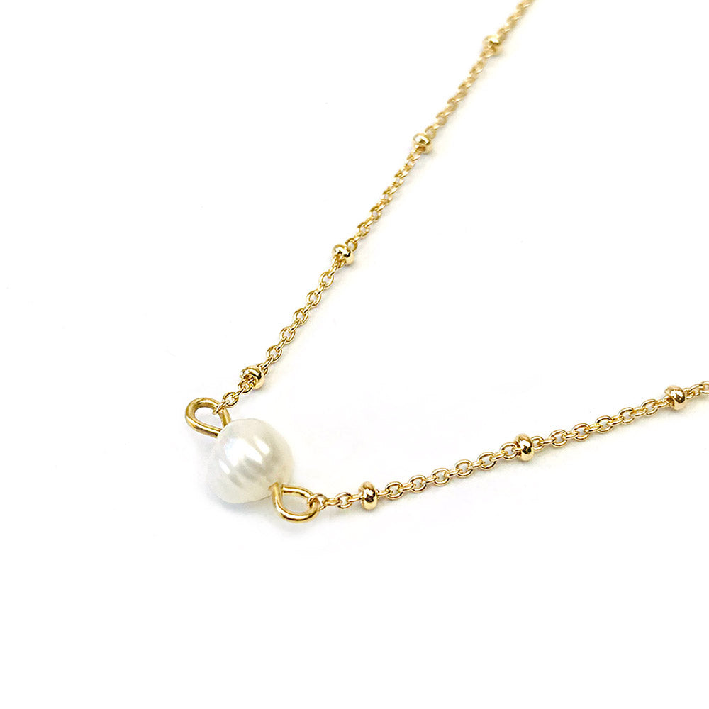 Natural Freshwater Pearl Necklace Gift for Daughter