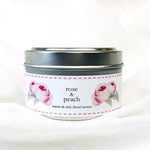 First Page Rose & Peach Aroma Candle