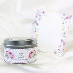 First Page Rose & Peach Aroma Candle