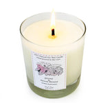 Peony and Moon Flower Aroma - 8.5oz Candle with Suede Leather Pouch