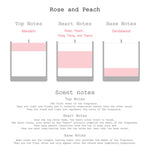 First Page 100% Natural Soy Wax Candle Rose & Peach