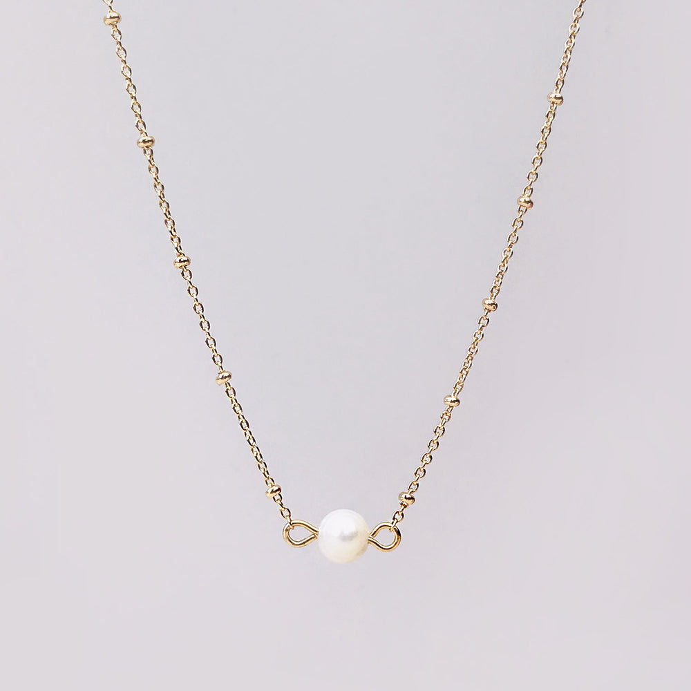 Dainty Freshwater Pearl Necklace