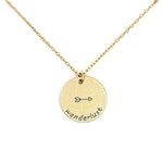 <thankyou>Arrow and Wanderlust Necklace