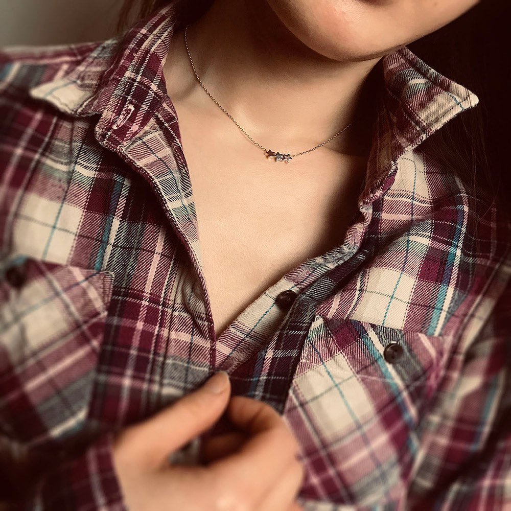 Multicolor Star Necklace